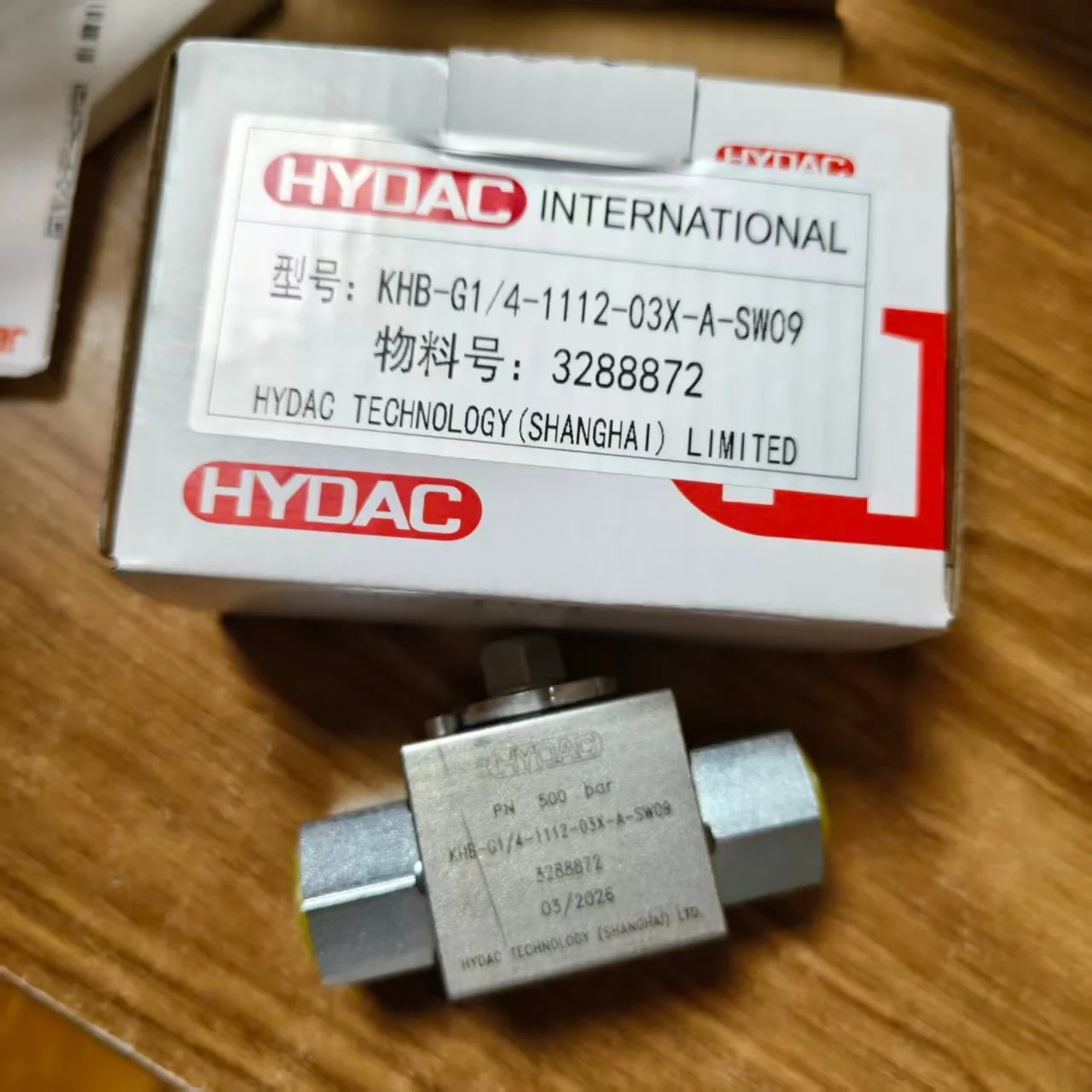 HYDAC KHB-G1/4-1112-03X-A-SW09 产品照片 1